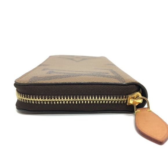 LOUIS VUITTON M67687 Monogram Giant Zippy Wallet Long Reverse Canvas Women's ...